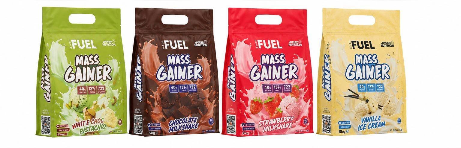 גיינר מתקדם להעלאת מסת שריר ומשקל- Applied Nutrition Critical Mass 6kg