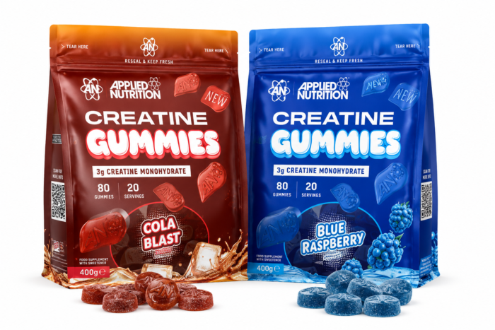 Creatine Gummies 400g – סוכריות גומי עם 3 גרם קריאטין למנה, לשיפור כוח, ביצועים והתאוששות, בצורה טעימה ונוחה לשימוש יומיומי.